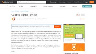 
                            8. [SOLVED] Captive Portal Review - General Software Forum ...