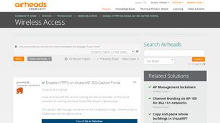 
                            8. Solved: Disable HTTPS on Aruba IAP 305 Captive Portal - Airheads ...