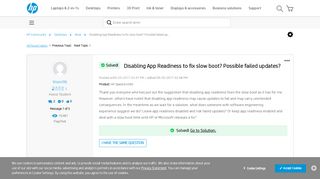 
                            6. Solved: Disabling App Readiness to fix slow boot? Possible failed ...