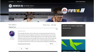 
                            9. Solved: EA LOGIN VERIFICATION CODE NOT …