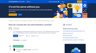 
                            2. Solved: How do I access the Jira administration console?