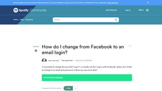 
                            11. Solved: How do I change from Facebook to an email login? - The ...
