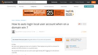 
                            6. [SOLVED] How to auto login local user account when on a domain win ...