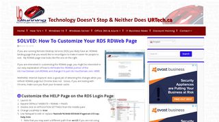 
                            5. SOLVED: How To Customize Your RDS RDWeb Page – Up ...