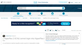 
                            2. Solved: Hyperflex 2.6(1b) cannot login into Hyp... - Cisco ...