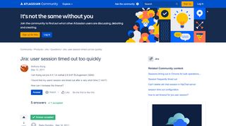 
                            2. Solved: Jira: user session timed out too quickly