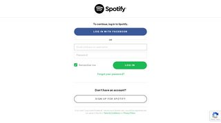 
                            6. Solved: "Login Failed" Cannot log into Spotify using Faceb... - The ...