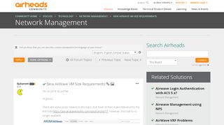 
                            4. Solved: New AirWave VM Size Requirements - Airheads Community