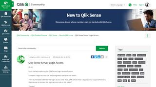 
                            5. Solved: Qlik Sense Server Login Access - Qlik Community