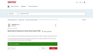 
                            7. Solved: Reset Admin Password on Xerox Work Centre 7830 - Customer ...