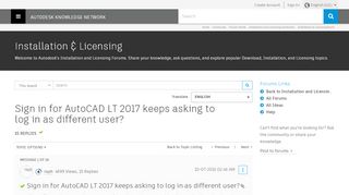 
                            9. Solved: Sign in for AutoCAD LT 2017 keeps asking to log in ...