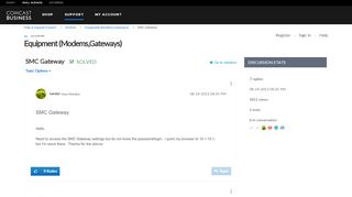 
                            2. Solved: SMC Gateway - Help & Support Forums