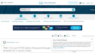 
                            7. Solved: TMS 13.2 set HTTPS Admin Password throu... - Cisco ...