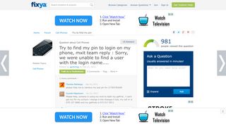 
                            4. SOLVED: Try to find my pin to login on my phone, mxit team - Fixya