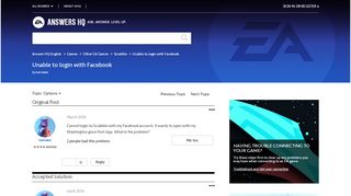 
                            6. Solved: Unable to login with Facebook - Answer HQ