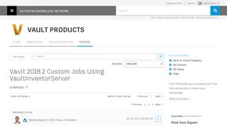 
                            2. Solved: Vault 2018.2 Custom Jobs Using VaultInventorServer ...