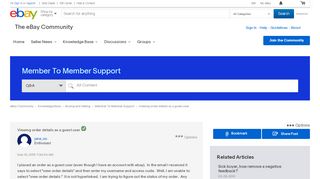 
                            7. Solved: Viewing order details as a guest user - The eBay ...