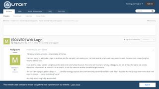
                            5. [SOLVED] Web Login - AutoIt General Help and Support - AutoIt Forums
