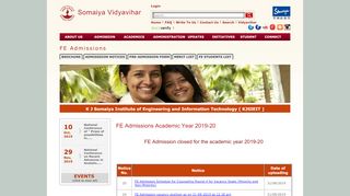 
                            7. Somaiya Vidyavihar | Admission Info