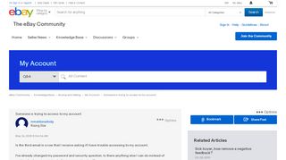 
                            7. Someone is trying to access to my account - The eBay Community