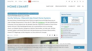 
                            6. Somfy TaHoma | Übersicht des Smart Home Systems