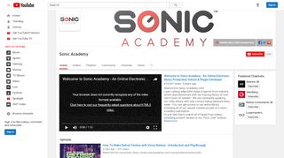 
                            5. Sonic Academy - YouTube