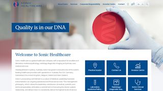 
                            4. Sonic Healthcare | Home