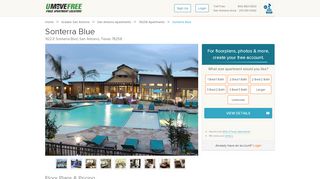 
                            8. Sonterra Blue San Antonio - $986+ for 1, 2 & 3 Bed Apts - UMoveFree