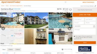 
                            6. Sonterra Blue - San Antonio, TX | Apartment Finder