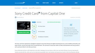 
                            10. Sony Card℠ from Capital One - 2019's Credit Card …