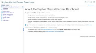 
                            11. Sophos Central Partner Dashboard