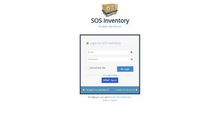 
                            6. SOS Inventory: Login