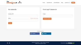 
                            4. Sou candidato - Seu Emprego JF | Login