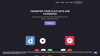
                            2. Soundiiz - Transfer playlists and favorites between streaming ...