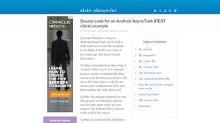 
                            8. Source code for an Android AsyncTask (REST …