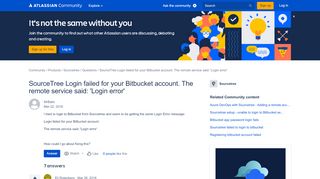 
                            7. SourceTree Login failed for your Bitbucket account...