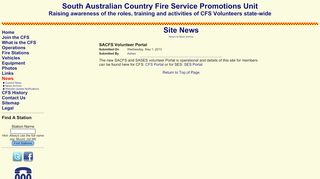 
                            7. South Australian Country Fire Service Promotions Unit