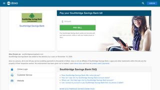 
                            1. Southbridge Savings Bank: Login, Bill Pay, Customer ...