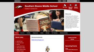 
                            8. Southern Boone Middle School / Homepage