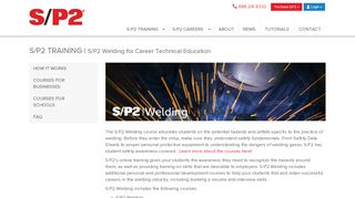 
                            7. S/P2 Welding - S/P2 Safety & Pollution Prevention Training