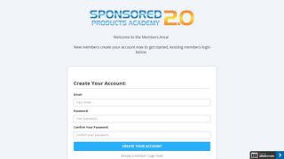 
                            2. SPA 2.0 Members Area Login - Sponsored Products Academy