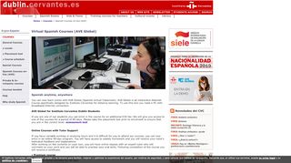 
                            6. Spanish Courses on-line (AVE). Instituto Cervantes Dublin.