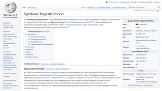 
                            8. Sparkasse HagenHerdecke – Wikipedia