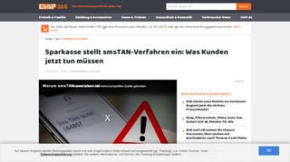 
                            4. Sparkasse stellt smsTAN-Verfahren ein: Was Kunden jetzt tun ...