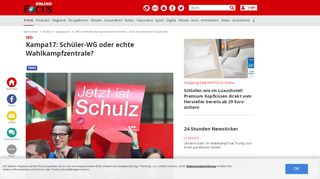 
                            9. SPD nimmt Wahlkampf-Zentrale in Betrieb – doch die …