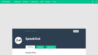 
                            4. SpeakOut Plans & Phones | Reviews, Customer Service Info ...
