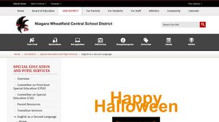 
                            5. Special Education and Pupil Services / Halloween