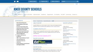 
                            1. Special Education / EasyIEP - Knox County Schools