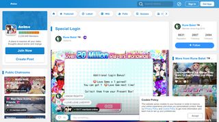 
                            6. Special Login | Anime Amino - Amino Apps