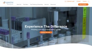 
                            3. Spectra Laboratories: Homepage